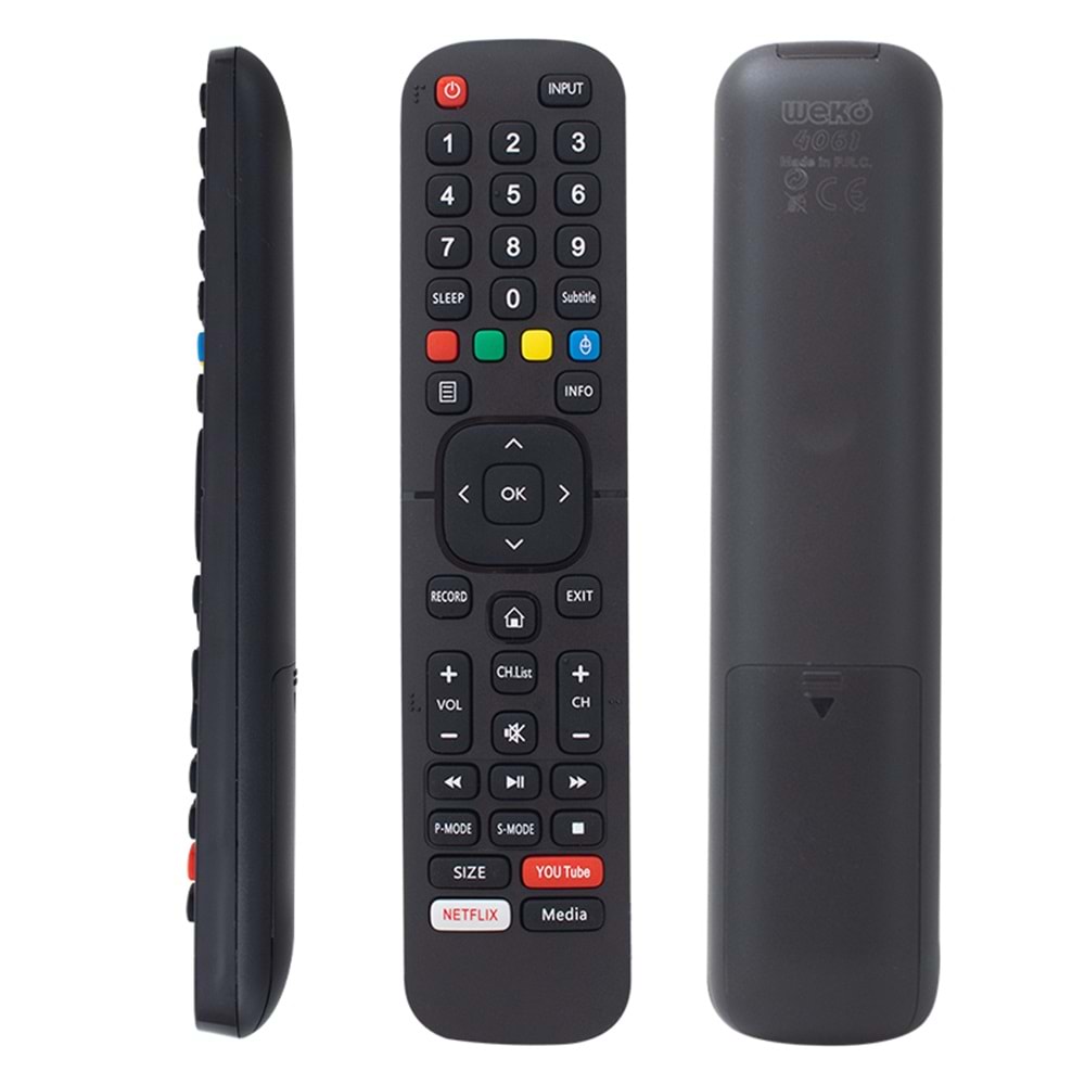 Strong Netflix-Youtube-Media Tuşlu Lcd-Led Tv Kumandası 123206