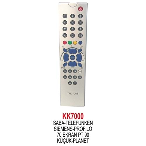 Saba Siemens Telefunken profilo tüplü Tv Kumandası 124028-B28