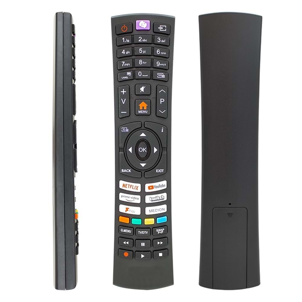 Vestel L1785 Netflix-YouTube-Twitch-Prime Video Tuşlu Universal Lcd Led Tv Kumandası 124079