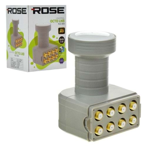 ROSE RLE-800 Sekizli Lnb FullHD 4K Uyumlu 140057