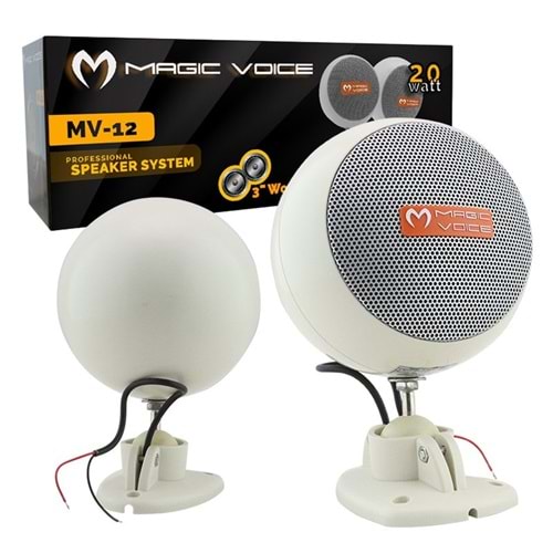 Rewel Magicvoice Mv 12 7.5 Cm 20w Sarkıt Hoparlör 2'li Takım 260004