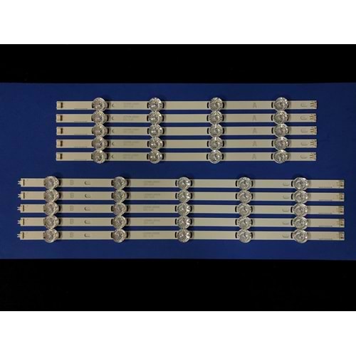 LG Tv LED BAR 10 lu takım A-5x45,8 cm B-5x57,3cm uyumlu tv kodları 49LB620V, 49LB650V-ZN, 49LB630V-ZA, 49LB561V-ZE, 49LB629V-ZM, 49LB561V-ZC, 49LB552V-ZA, 49LB561U-ZE, 49LX530S-UA BUSYLJR, 49LB561U-ZC, 49LB5800-UG, 49LB572U-ZP, 49LB551U 284125-B5