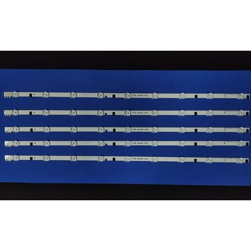 Samsung Tv LED BAR 32 inç 5 li tkım 5x65,8cm uyumlu tv kodları UE32F5570, UE32F4500, UE32F4000, UE32F5070SS, UE32F4000AW, UE32F5570SS, UE32F5500AW, UE32F5500UE2F5000-UE32F5000-UE32F5300-UE32F5500-UE32F5700-HF32BGS 284142-F2 ( Sharp panel )