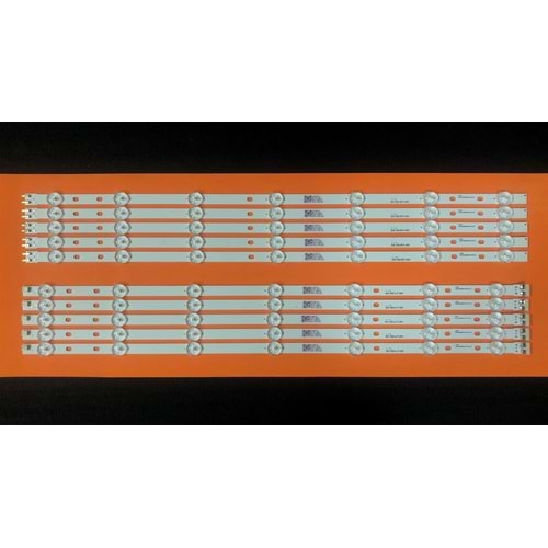 Samsung Tv LED BAR 55 inç 10 lu takım 54,6cm 5x54,4cm uyumlu tv kodları D3GE-550SMB-R0, D3GE-550SMA-R1, BN96-28772A, BN96-28773A, CY-DF550CSLV1H, SAMSUNG 55H6273 UE55H6273 284148-F12