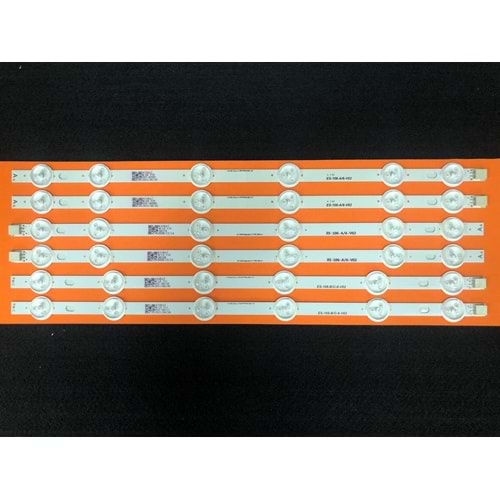 Vestel Regal Seg Hi-levelTv LED BAR 42 inç 6 li takım A-4x37,5cm bc2x37,3cm uyumlu tv kodları 42SD5100-42SD5100 -42NX700-42F 7200-42FA8000/6916L-0882A/6916L-0913A/NEXON 42NX600 42hl500-42R6010F-42R 6010-42R 6010F 42SD6100-42SD 610 42R6000 284160 E11