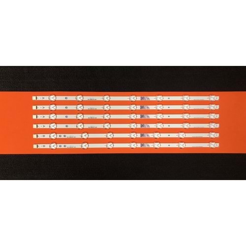 Vestel Regal Seg Hi-levelTv LED BAR 50 inç 6 li takım A-4x45,4cm B2x45,4cm uyumlu tv kodları VST 4K SM.50UD8400 SM.LED TV292DLB/MB130, VESTEL 4KSM.LED TV 50UB8300 292DLB/MB120, VST 4KSMART 50UB8300 LED TV 292DLB/MB120, VESTEL 4K 50UD6300 284167-E15