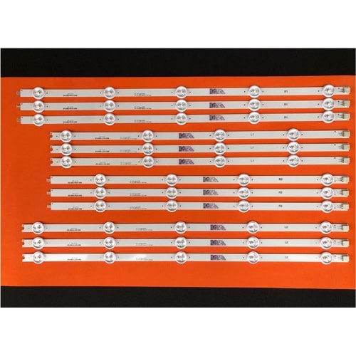 LG Tv LED BAR 47 inç 12 li takım 5mR1-3x49,7cm 4mR2-3x45,7cm 4mL1 3x44,8cm 5mL2 3x49,4cm uyumlu tv kodları 47LN575, 47LN578, 47LN570, 47LN613, 47LA620, 47LN540, 47LA613S-ZB, 47LA6208-ZA, 47LA620S-ZA, 47LA620V-ZA, 47LM8600-UC, 47LN5200 284185 E2