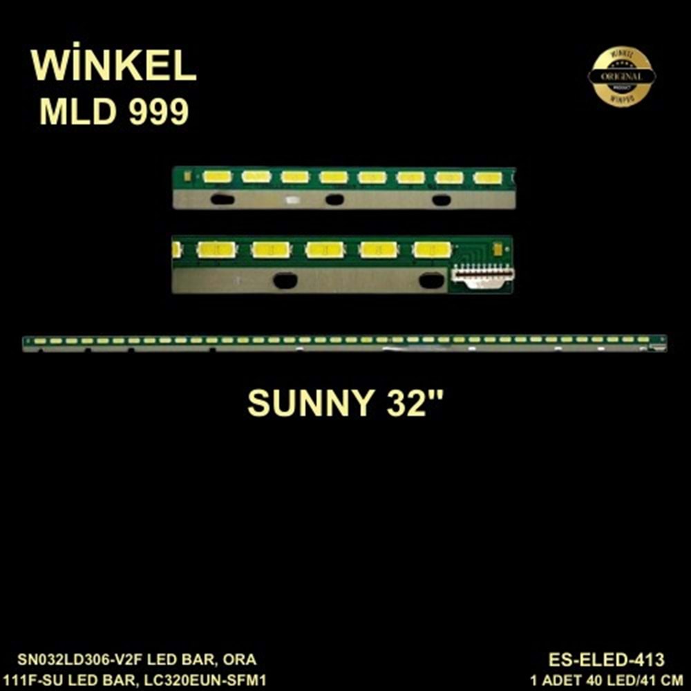 Sunny Slim Led Bar 32 inç 41cm 40 Ledli Tv Led Bar 284339-Ü22
