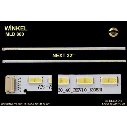 Next tv Slim Led Bar 32 inç 40,7cm 40 Ledli Tv Led Bar 284351-V4