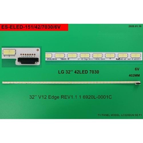 LG Slim Led Bar 32 inç 40,2cm 42 Ledli Tv Led Bar 284355-Z18