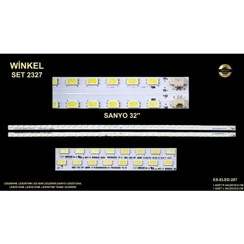 Sanyo Nordmende Slim Led Bar 32 inç 35,8cm 44 Ledli Tv Led Bar 284360-V7