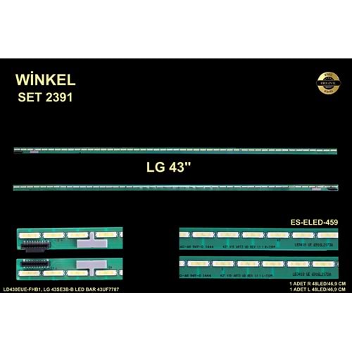 LG Slim Led Bar 43 inç 2x46,9cm 48 Ledli Tv Led Bar 284366-Z22