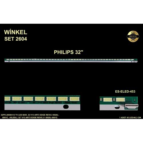 Phılıps Slim Led Bar 32 inç 1 x 40,3 Cm 45 Ledli Tv Led Bar 284597 - X20