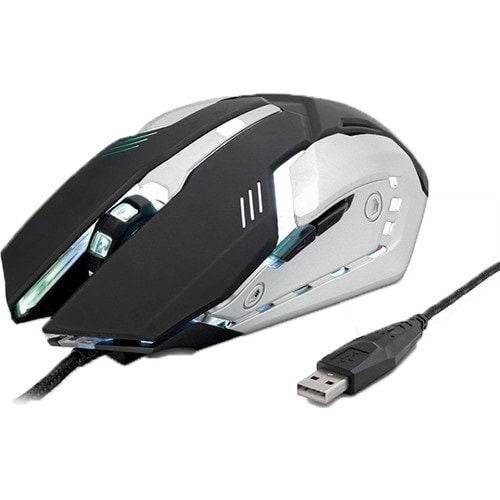 NOVATOR N101 MOUSE KABLOLU OYUN USB LEDLİ 2000 DPI 411029