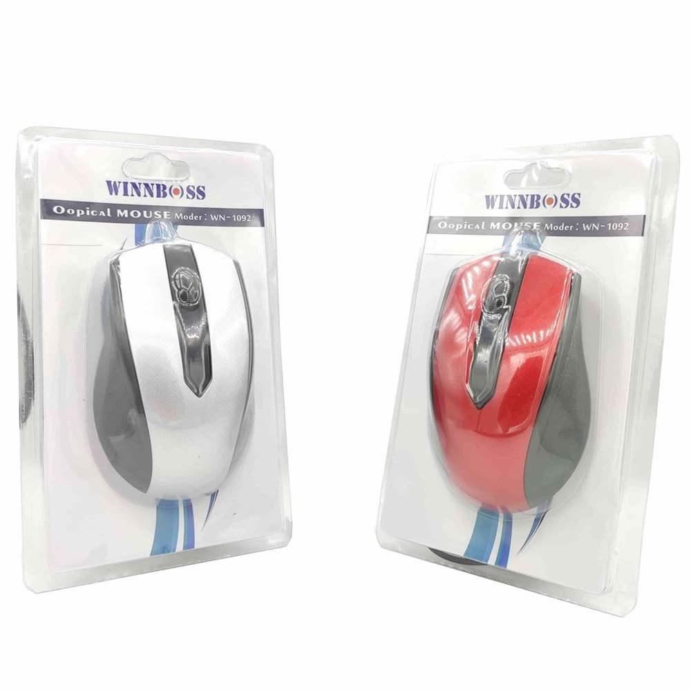 3 Tuşlu Usb Optical kablolu Mouse WN-1092-1047 411035