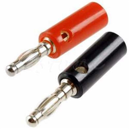 Banan Erkek Konnektör Jack Fiş Banana Terminal Soket 2 Adet 631113