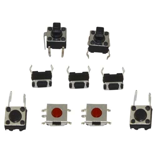 C9 Buton - Mini Tact Buton 4P SMD 652094
