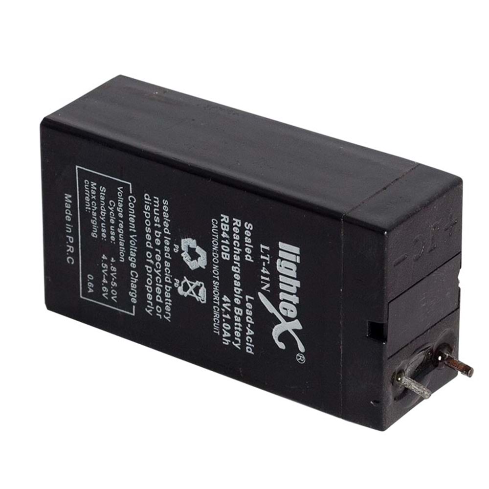Lıghtex Lt-41n 4 Volt - 1 Amper Işıldak Aküsü (35 X 22 X 64 Mm) 663050