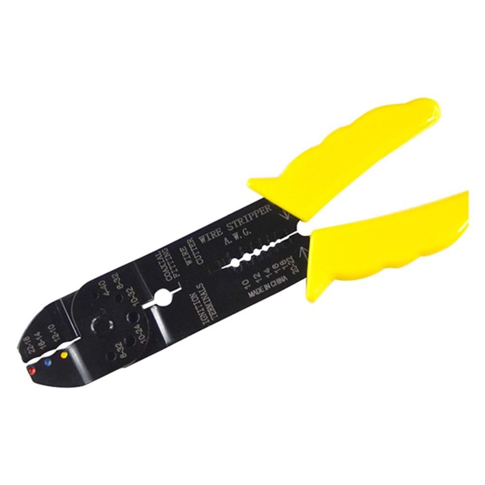 PowerMaster YK-PR-03 Terminal Sıkma Pensesi + Uç Seti 923016