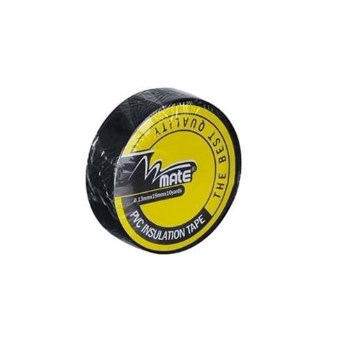 MATE 10 ADET İZOLE BANT ELEKTRİK BANTI SİYAH RENK 940036